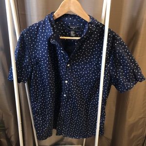 Blue Button up Size XL